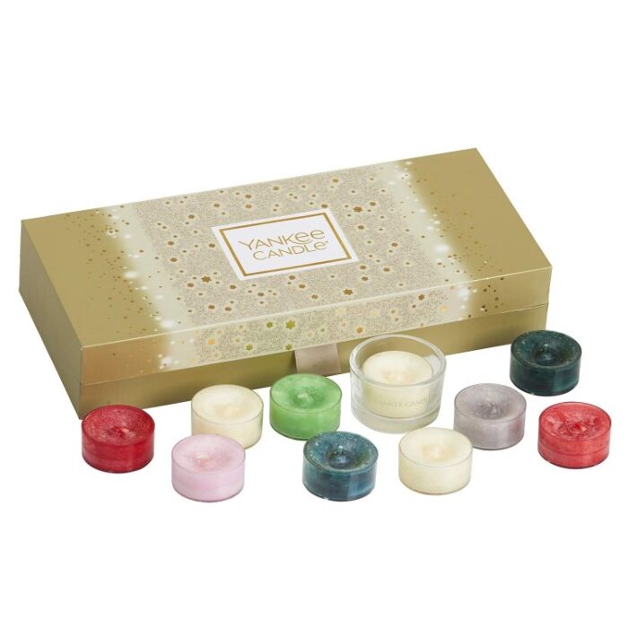 Yankee Candle Christmas 10x Tea Light Palette Gift Set0
